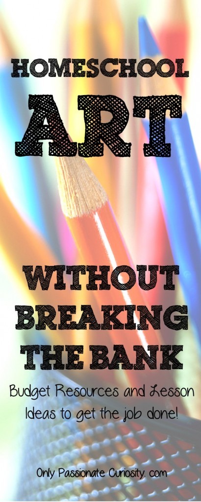 Homeschool Art on a Shoestring Budget Homeschool Art on a Shoestring Budget