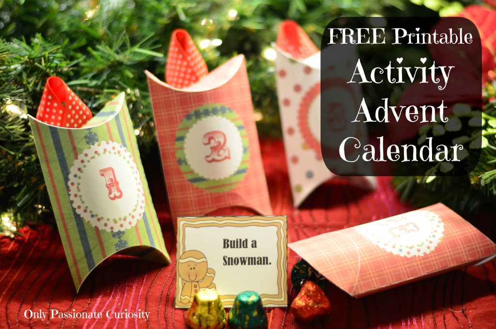 Free Printable Activity Advent- a fun holiday tradition